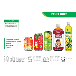 Mix Fruit Juice Drink Fresh-Squeezed Halal Natural Aluminum Can 250ml for Bulk Wholesale Supplier - Product Image 2