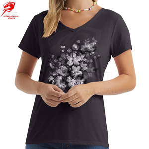 เสื้อยืดพิมพ์ลายผู้หญิง ผ้าทนทาน พิมพ์ลายตามสั่ง คุณภาพพรีเมียม เป็นมิตรกับสิ่งแวดล้อม ผลิตเร็ว จำหน่ายส่งจำนวนมาก - Product Image 2