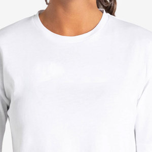 Short Sleeve Crew Neck Design <b>Crop</b> T-Shirt Activewear Sports <b>Top</b> Blank Custom Logo Factory Sale Quick Dry Loose T-Shirt - Product Image 3
