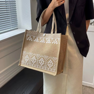 Organic Cotton <b>Medium</b> Tote <b>Bag</b> with Non Woven Handle Eco-Friendly Reusable Grocery Shopping Carry with Durable Stitching - Product Image 1