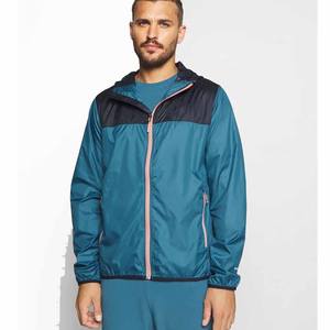 Chaqueta cortavientos negra personalizada para hombre, chubasquero impermeable transpirable con cuello levantado personalizado para invierno, gran oferta de equipo para exteriores - Product Image 1