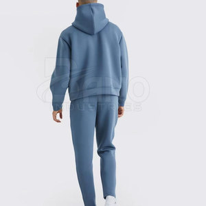 New Design Winter Hooded Casual Solid 100% Cotton <b>Pullover</b> <b>Men</b> Tracksuit Long Sleeve Street Wear Made in Pakistan - Product Image 2