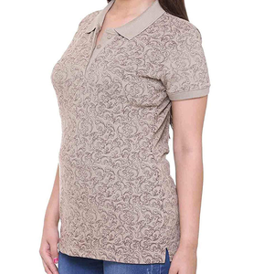Camiseta Polo para Mujer, Nuevo Diseño, Logotipo Bordado, Corte Clásico, Algodón Piqué Suave, Verano - Product Image 1