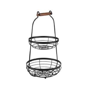 Nouvelle Arrivée Panier de Rangement de Comptoir de Cuisine en Fil de Fer à 3 Niveaux pour Fruits et Légumes, Durable, Taille et Forme Personnalisables - Product Image 1