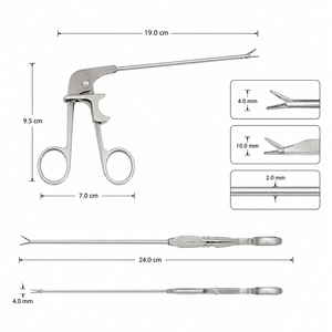 Pince à griffes manuelle en acier inoxydable DETAIN IMPEX pour arthroscopie, instrument chirurgical DI-SS-R-35, Classe II, pour arthroscopie - Product Image 6