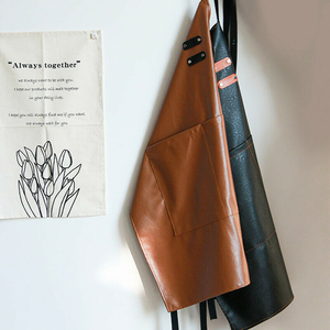 Custom Logo <b>BBQ</b> Leather Work <b>Tool</b> Salon Apron Chef Cooking Barber Kitchen Aprons House Garden Woodwork Apron - Product Image 5