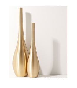 Minimalist Metal Floral Vase Durable Decorative Centerpiece For Office Desk Home Interior Decoration Style - Product Image 6