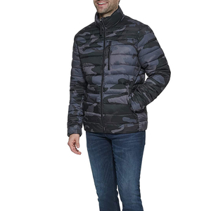 Veste matelassée décontractée pour homme, chaude pour l'hiver, avec fermeture éclair, réversible, grande taille, manches longues, service OEM, veste personnalisable - Product Image 2