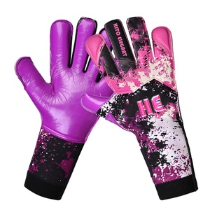 4. Gants de gardien de but en PU de qualité supérieure, design imprimé élégant, adhérence antidérapante et logo en caoutchouc personnalisé, latex prêt à l'emploi - Product Image 1
