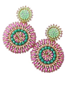 ต่างหูปักลูกปัดงานแฮนด์เมดทันสมัยล่าสุดอินเทรนด์น่ารักทันสมัยสวยงามเสื้อสุดหรูจากอินเดีย - Product Image 4