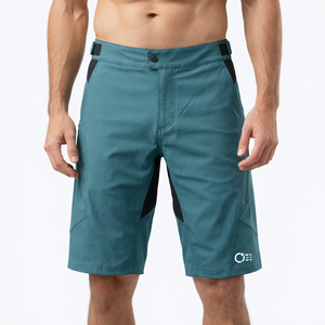 Shorts de cyclisme VTT personnalisés confortables et de haute qualité, respirants et à séchage rapide, service OEM pour hommes, prêts pour l'aventure - Product Image 2