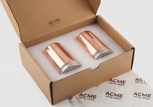 Ensemble de salières et poivrières en cuivre de qualité supérieure, récipients cylindriques en métal pour épices, supports de rangement minimalistes pour cuisine, résistants à la rouille - Product Image 6