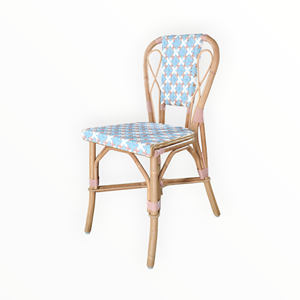 Silla Bistro Más Popular para Cafetería, Restaurante, Espacios Públicos Residenciales - Mimbre Sintético Natural con Garantía de Tejido de 3 Años - Product Image 2