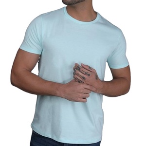 Nueva Llegada: Camiseta de Hombre al por Mayor, Manga Corta, Casual, Tejido Jersey, 100% Algodón, Transpirable, Ecológica, Corte Regular, 180 Frontal - Product Image 6