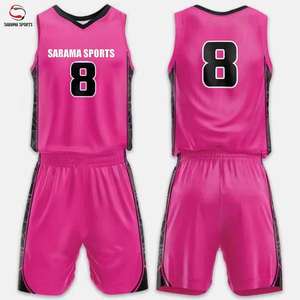 Uniforme de Baloncesto Personalizado de Secado Rápido, 100% Poliéster, Diseño Unisex, Transpirable, Uniformes Deportivos de Baloncesto - Product Image 1