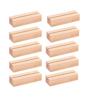 Wooden <b>Card</b> Holder Home Storage Product Wood <b>Card</b> School Use Wholesale <b>Table</b> Decorative Office Home Hotel Desk Top For Sale - Product Image 1
