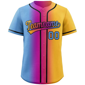 Maillot de baseball imprimé grande taille 2026 fabriqué au Pakistan unisexe à manches courtes respirant séchage rapide 100% polyester - Product Image 5