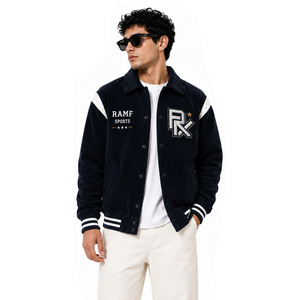 Wholesale Custom Logo Baseball Varsity <b>Jacket</b> <b>Men</b> Sublimation Stylish Letterman Sportswear Varsity <b>Winter</b> Plus Size <b>Men's</b> <b>Jacket</b> - Product Image 5