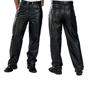 New Arrival Leather Pant Latest Design Leather Pants Best Price Wholesale Quality <b>Men</b> Leather Pants Made In Pakistan - Product Image 2