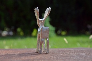 Elegant Small Size Silver Brass Reindeer <b>Figure</b> Decorative <b>Christmas</b> Accent Perfect For Kids Room and Shelves From India - Product Image 3