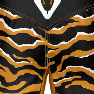 กางเกงชกมวย MMA Venomous Fight Gear Tiger Viper สำหรับผู้ชายและผู้หญิง ผ้าแคนวาส กันยับ ระบายอากาศได้ดี เป็นมิตรกับสิ่งแวดล้อม แห้งเร็ว - Product Image 5