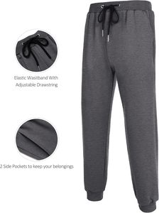 Ensemble de survêtement personnalisé en coton mélangé 480 GSM pour homme, avec sweat à capuche et pantalon de jogging doublés polaire, logo imprimé en relief, bleu marine, tenue de sport - Product Image 4