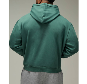 Survêtement de football OEM à manches longues, haut à capuche, athlétique, de haute qualité, plusieurs couleurs, coton surdimensionné, sweat à capuche pour homme - Product Image 4
