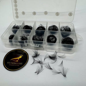 ขนตาปลอมขายส่ง Vietkinglash จำหน่ายอุปกรณ์ต่อขนตาสำเร็จรูป แบรนด์ส่วนตัว พัดขนตาสำเร็จรูปแบบวอลลุ่ม - Product Image 2