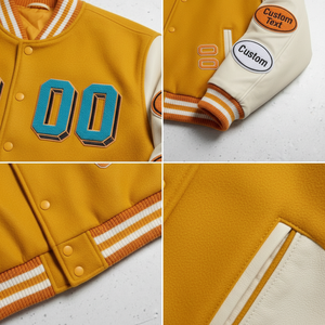 OEM Varsity <b>Jacket</b> Custom Embroidery Baseball Outerwear for Teams Sports Clubs Events and Custom Logo Apparel for Unisex - Product Image 4