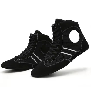 Calzado Deportivo Unisex de Alta Calidad Personalizable para Boxeo y Lucha Libre, Transpirable, para Todas las Estaciones, Interior y Exterior, de Cuero Genuino, Gran Venta - Product Image 3