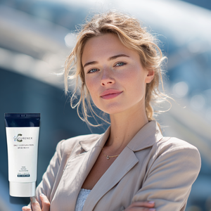 Protector Solar Facial de Amplio Espectro SPF50 PA++ con Complejo de Péptidos Antioxidantes en Caja - Product Image 1