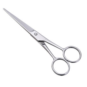 Barber <b>Scissors</b> Sharp Stainless Steel Curved Blade Right-Handed Professional Hair Cutting Shears <b>For</b> Custom Made High Tensile - Product Image 1