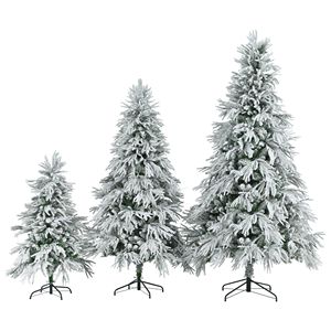 Albero di Natale Artificiale Pre-Illuminato Effetto Neve (Spruce) con Luci Calde Gialle e Colorate, Set da 120 cm, 180 cm, 230 cm, con 800 Luci e Rami Pieghevoli - Product Image 6
