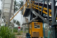 Centrale à béton mobile YHZS90 à installation facile et automatique avec système de contrôle PLC 90m3/h – Équipement de béton prêt à l'emploi