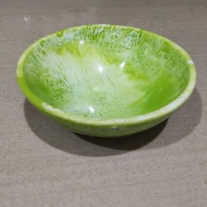 Vajilla de resina acrílica moderna hecha a mano diseño personalizado forma ovalada comida fría fruta ensaladera con textura de mármol para fiestas - Product Image 6