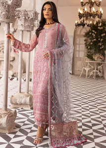 Elegante Salwar Kameez de Seda Azul Marino con Bordado Dorado, Vestido de Boda Tradicional Indio Pakistaní para Mujer, Camisa Larga - Product Image 3