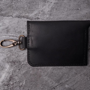 Premium Leather Key Holder manufacturer luxury leather travel organizer providing secure compartments for keys cards and cash - Product Image 6