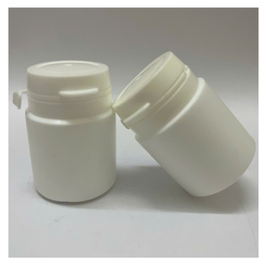 Botella Cilíndrica de Plástico PE Blanca APS con Tapa de Rosca Modelo C0320 para Envasado de Cosméticos - Product Image 1