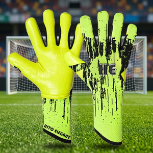 Gants de football en latex professionnels, durables, antidérapants, respirants, 4 mm, gants de gardien de but en latex de contact, injection de caoutchouc - Product Image 2