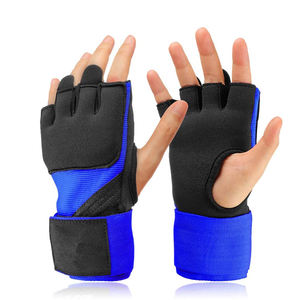 Gants intérieurs en gel premium avec longue attache de poignet, bandages rapides pour la boxe et le MMA, gants intérieurs en néoprène personnalisables - Product Image 2