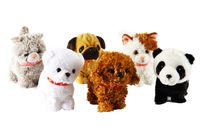 Collection de jouets en peluche très demandée : divers animaux en peluche, oreillers en forme d'animaux, chatons en peluche, chiens en peluche, dinosaures en peluche