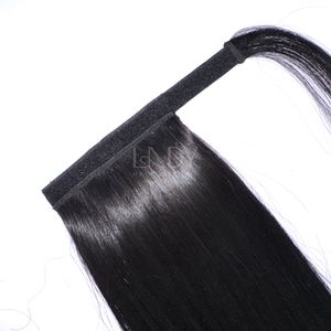 Cabello Natural Negro de Alta Calidad, Liso Natural, Cola de Caballo de Cabello Humano Real con Precio de Mayoreo - Product Image 4