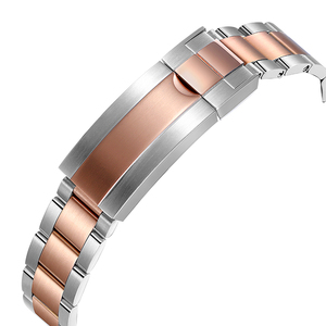 Fashion Trend Casual 40mm Case Adjustable Silicone Bracelet Rose Gold Dial Mens <b>Automatic</b> <b>Chronograph</b> Watches - Product Image 6