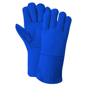 Guantes de Seguridad de Cuero Vacuno Reforzado de Primera Calidad, Guantes de Soldadura Reflectantes, Protección Contra Llamas para Manos y Brazos - Product Image 3