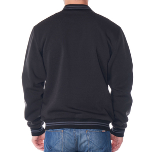 Wholesale Coated Cotton Mens Varsity <b>Jacket</b> Custom Front Stand <b>Waterproof</b> Windproof Breathable Stylish Casual Outerwear Fashion - Product Image 4