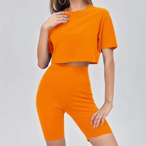 Conjuntos Formales de Dos Piezas para Mujer, Blusas de Manga Larga con Cuello Redondo, Patrón de Encaje, Botones Decorativos, Pantalones Cortos con Cordón Ajustable - Product Image 3