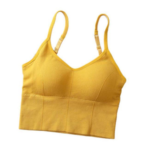 Sports Fitness <b>Bra</b> For Women Front Design Adjustable Straps Yoga Wear Breathable Wireless Support High <b>Stretch</b> Activewear Top - Product Image 5