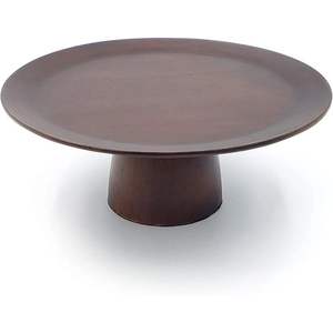 Charmant support à gâteau en bois naturel, parfait pour la décoration d'événements rustiques, les brunches en famille ou les présentations élégantes de desserts au quotidien. - Product Image 1