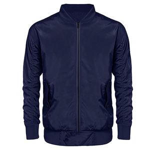 2026 Wholesale Price High Quality <b>Men's</b> Bomber <b>Jacket</b> Comfortable Windbreaker for Adults OEM Services Available Low Price - Product Image 1