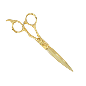Gold Design <b>Handle</b> Barber Hair Cutting Scissors With Extremely Sharp Blades Professional Hair Dressing Barberscissors - Product Image 4